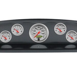 1960-63 Chevy Truck 5 Gauge Carbon Fiber Dash Panel with Ultra-Lite Electric Gauge Bundle