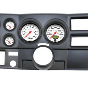 1973-83 Chevy / GMC CK Truck 5" Black Dash Panel with Phantom Electric Gauge Bundle