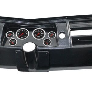 1968 Chevelle 6 Gauge Carbon Fiber Dash Panel with Sport Comp Mechanical Gauge Bundle with ASTRO VENT