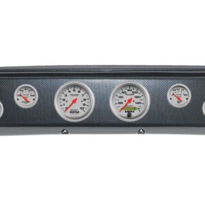 1967-72 Ford Ranger 6 Gauge Carbon Fiber Dash Panel with Ultra-Lite Electric Gauge Bundle