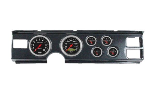 1982-84 Firebird Carbon Fiber Dash Panel with Sport Comp Electric Gauges