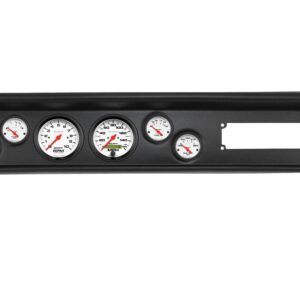 1964 Pontiac GTO / LeMans 6 Gauge Black Dash Panel with Phantom Electric Gauge Bundle