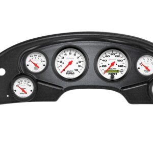 1994-04 Ford Mustang Black Dash Panel with Phantom Electric Gauge Bundle - NO Rear Defroster