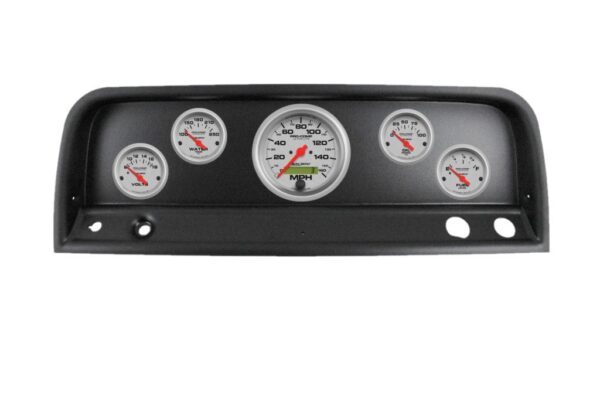 1964 Chevy Truck Black Dash Panel with Ultra-Lite Electric Gauges