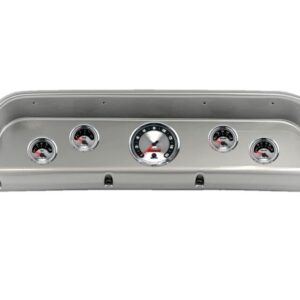 1967-72 Ford Truck Brushed Aluminum Dash Panel with American Muscle Electric Gauges