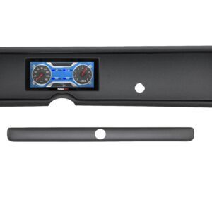 1964-65 Chevelle Holley 6.86" Black Dash Panel with Holley 6.86" StandAlone Pro Digital Bundle