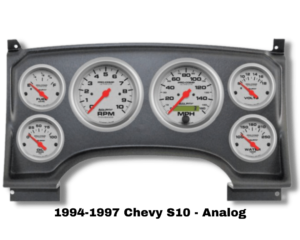 94-97 Chevy S10 Replacement Dash for Analog Gauges