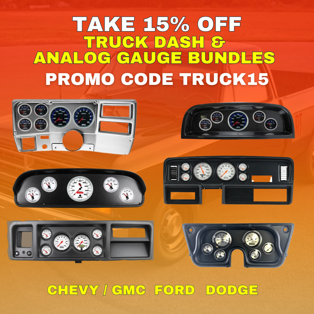 15% Off all OEM direct fit replacement truck dashes and gauges