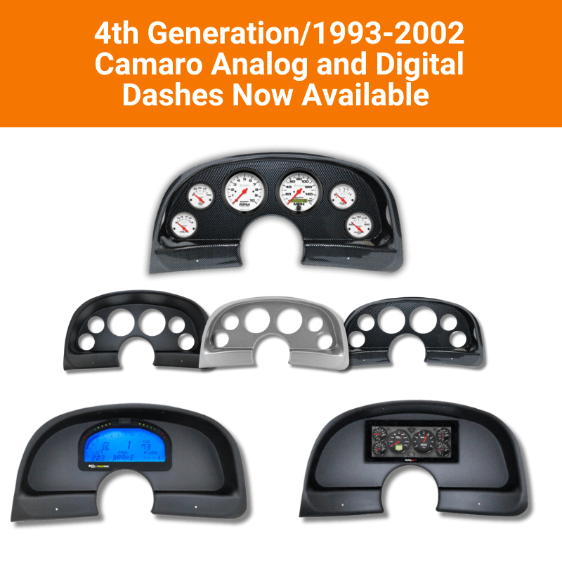 4th Generation Camaro Digital and Analog Dashes Now Available